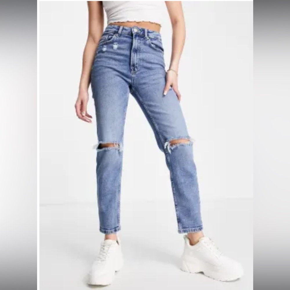Stradivarius Slim Mom Jeans